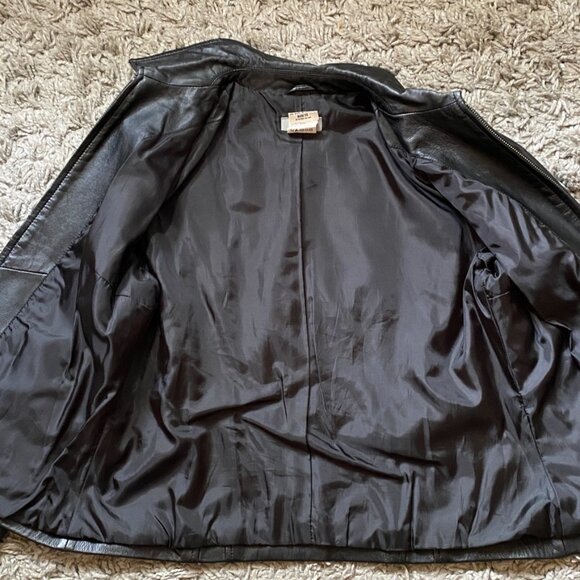 Steilmann Leather Bomber Jacket | Excellent Condition | Women's Outerwear - Picture 11 of 15